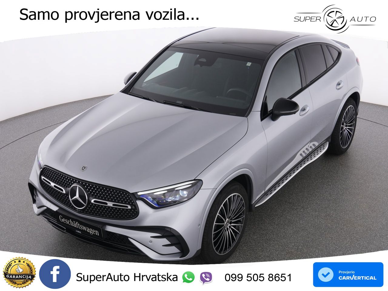 Mercedes GLC Coupe 200 (204 KS) 4MATIC 9G-TRONIC AMG ACC+GR SJED+360+PANO
