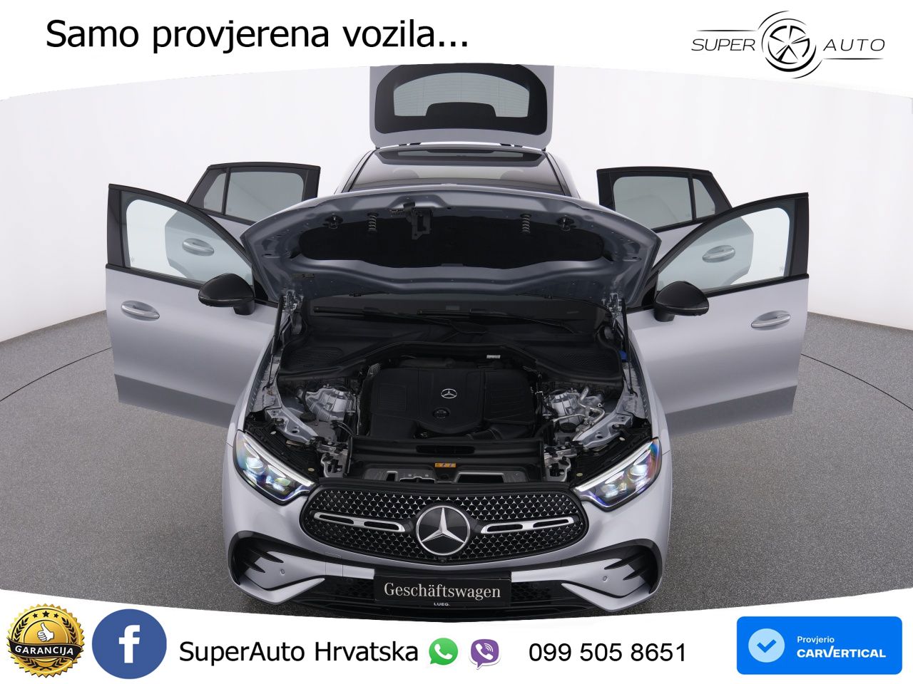 Mercedes GLC Coupe 200 (204 KS) 4MATIC 9G-TRONIC AMG ACC+GR SJED+360+PANO