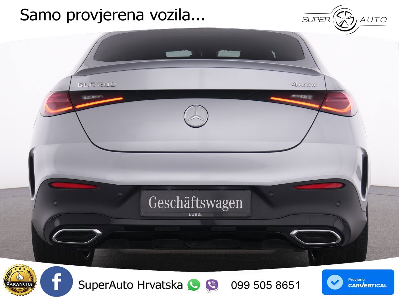 Mercedes GLC Coupe 200 (204 KS) 4MATIC 9G-TRONIC AMG ACC+GR SJED+360+PANO