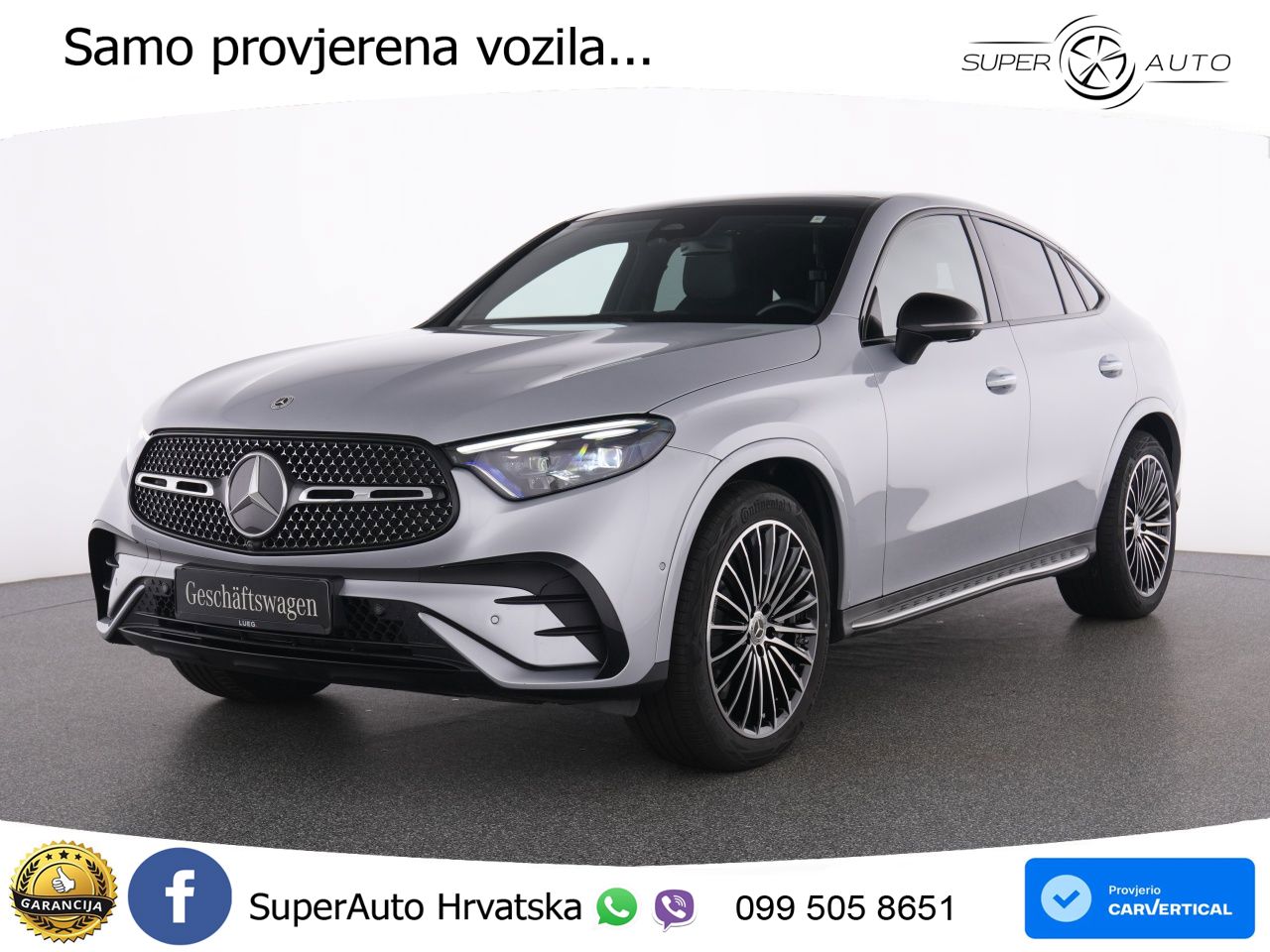 Mercedes GLC Coupe 200 (204 KS) 4MATIC 9G-TRONIC AMG ACC+GR SJED+360+PANO