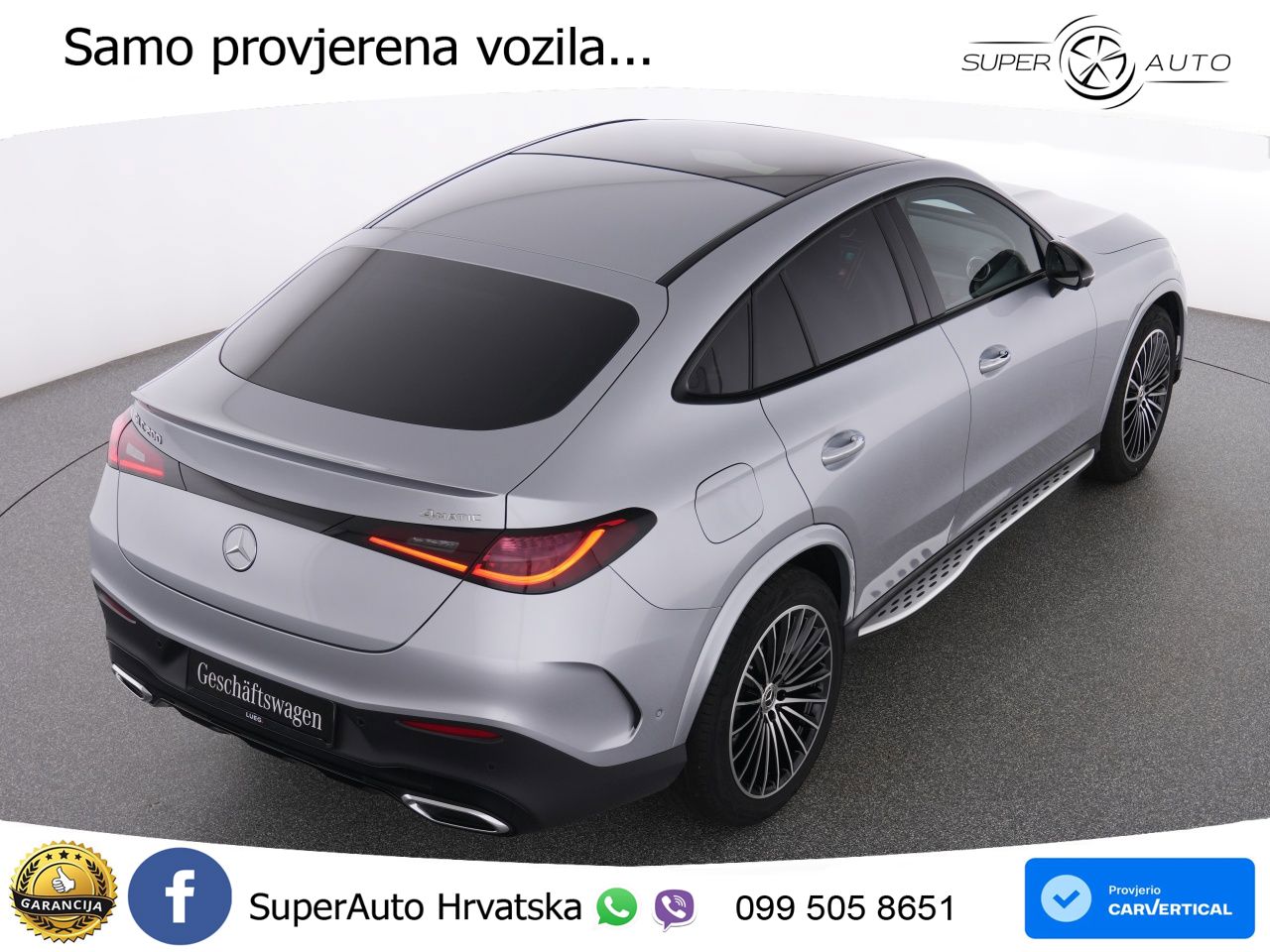 Mercedes GLC Coupe 200 (204 KS) 4MATIC 9G-TRONIC AMG ACC+GR SJED+360+PANO