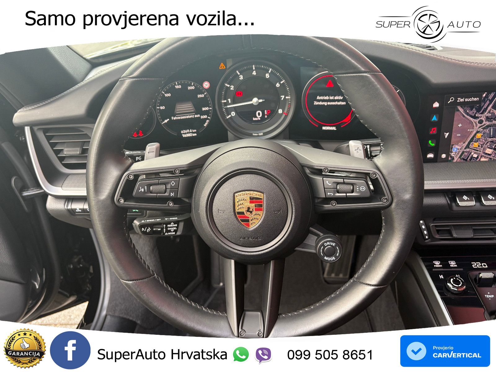 Porsche 911 Carrera 4 Cabriolet 3.0 (385 KS) PDK ZRAČNI+ACC+GR SJED+KAM