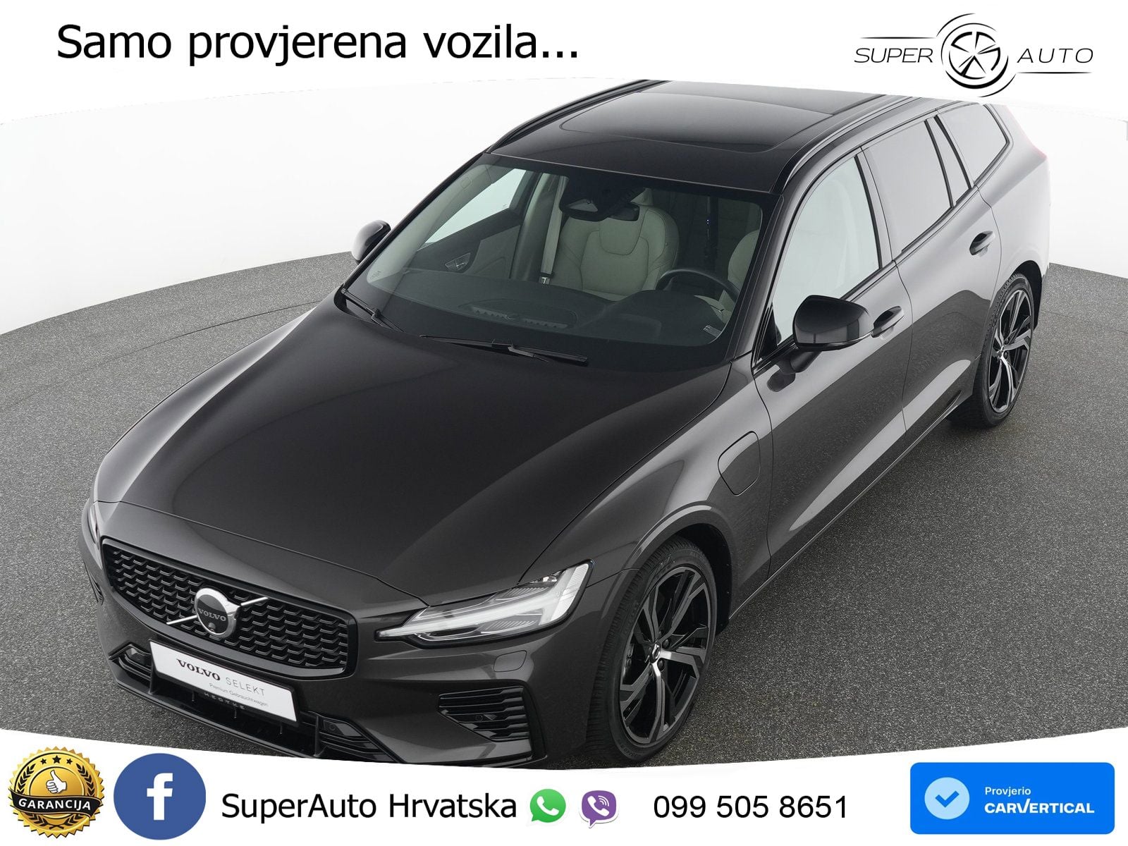 Volvo V60 2.0 T8 AWD Geartronic ACC+GR SJED+360+PANO