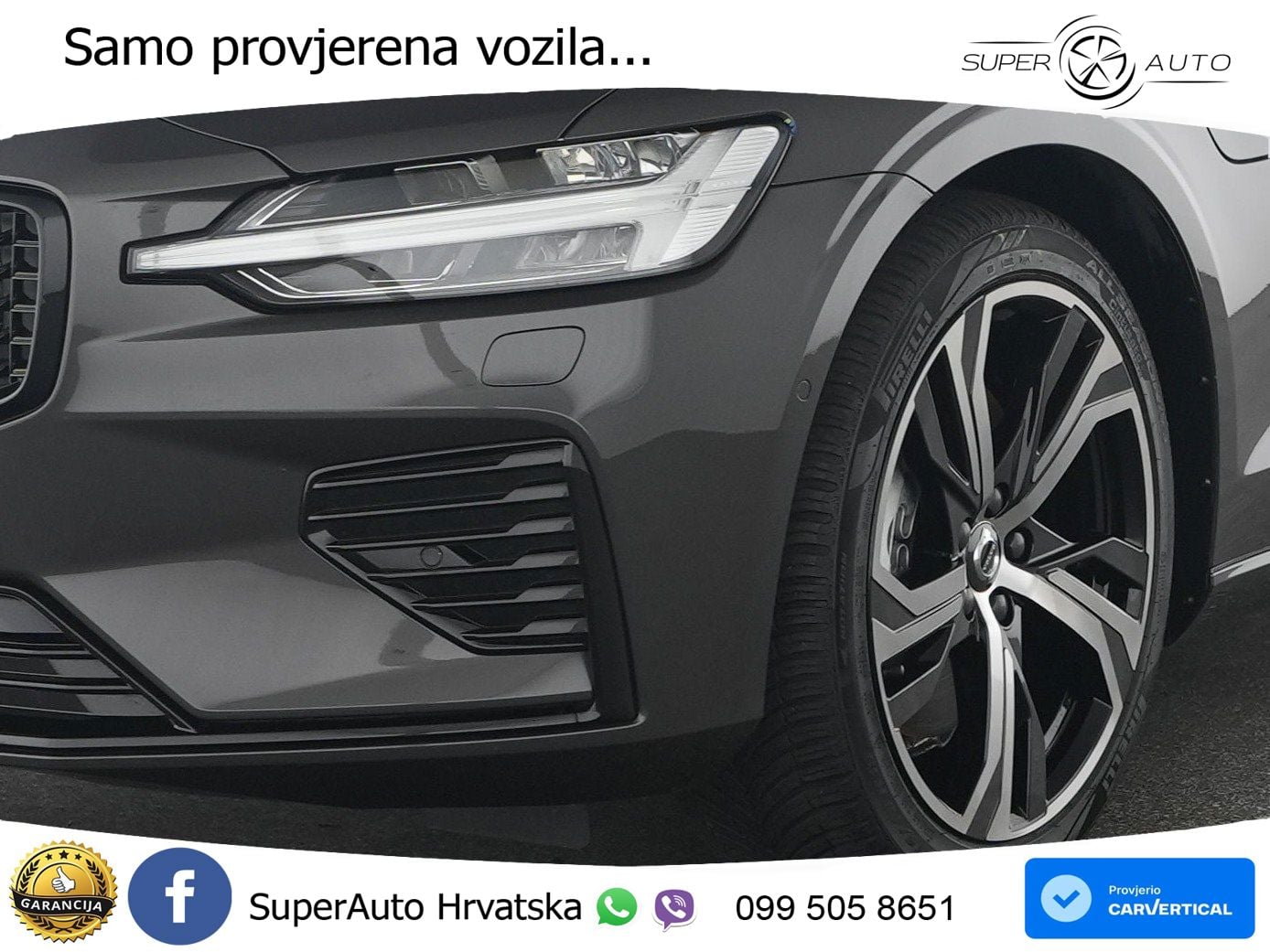 Volvo V60 2.0 T8 AWD Geartronic ACC+GR SJED+360+PANO