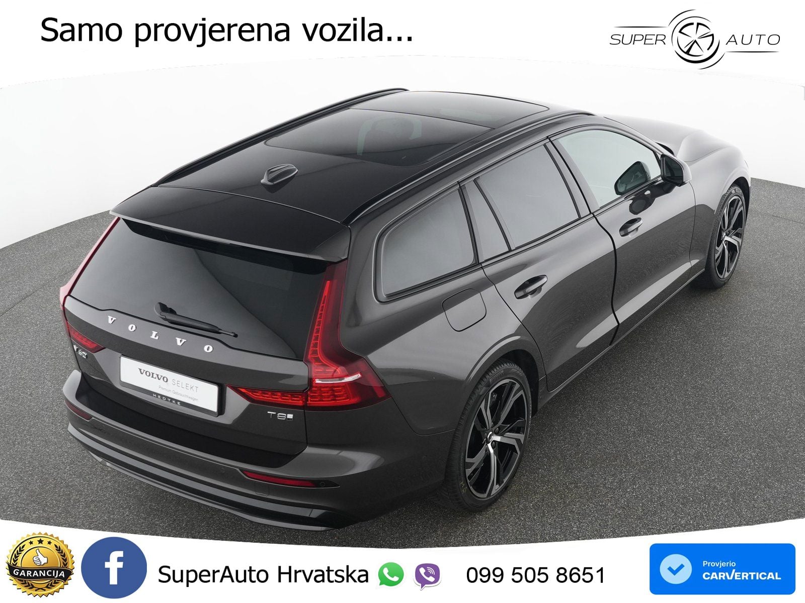 Volvo V60 2.0 T8 AWD Geartronic ACC+GR SJED+360+PANO