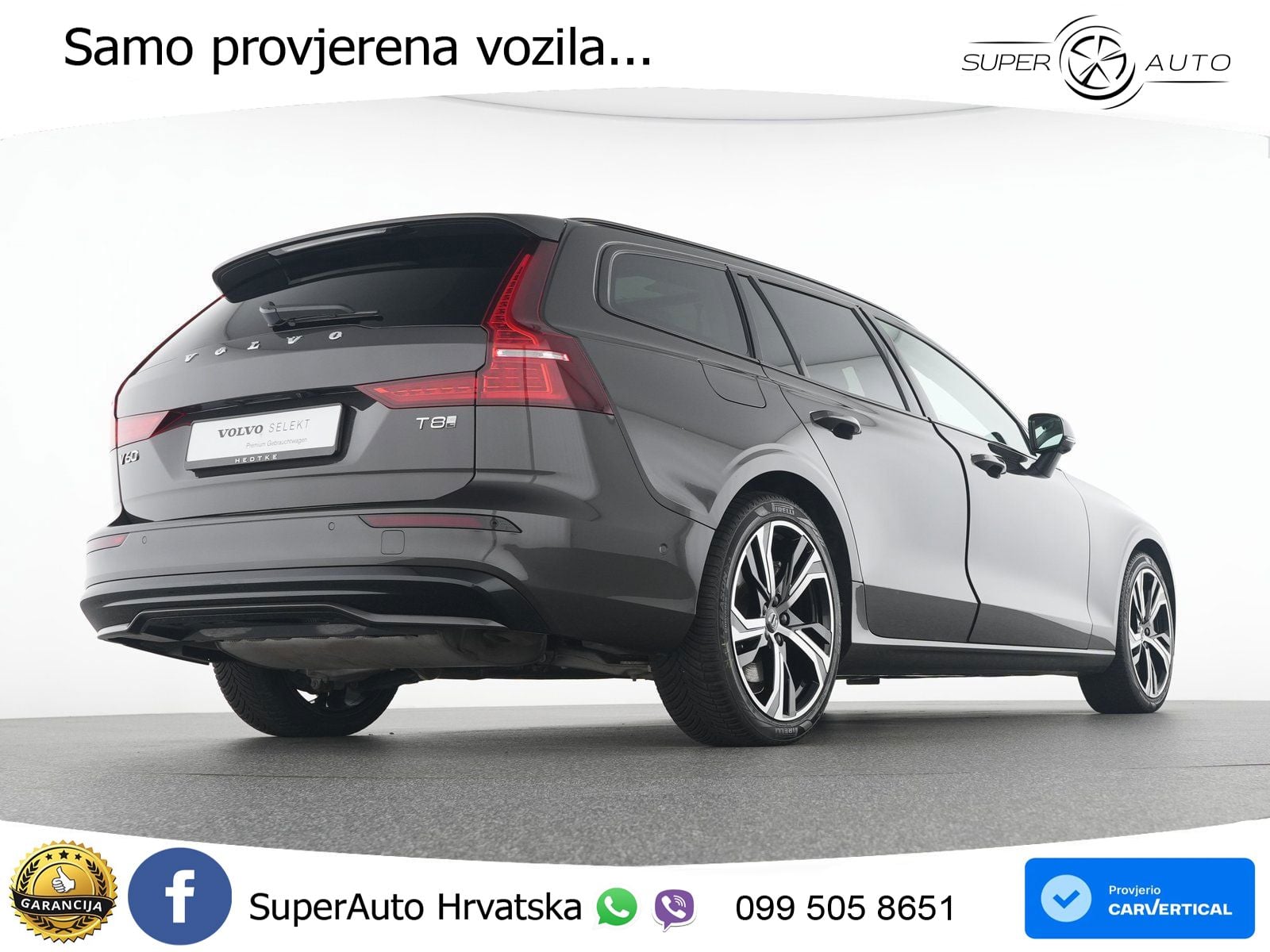 Volvo V60 2.0 T8 AWD Geartronic ACC+GR SJED+360+PANO