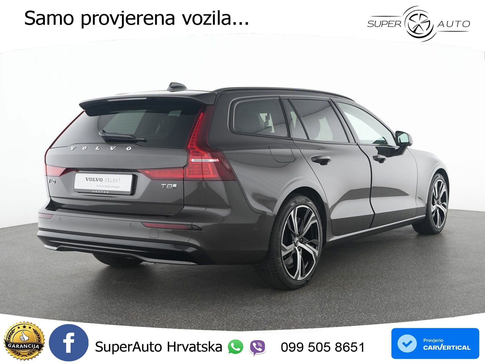 Volvo V60 2.0 T8 AWD Geartronic ACC+GR SJED+360+PANO
