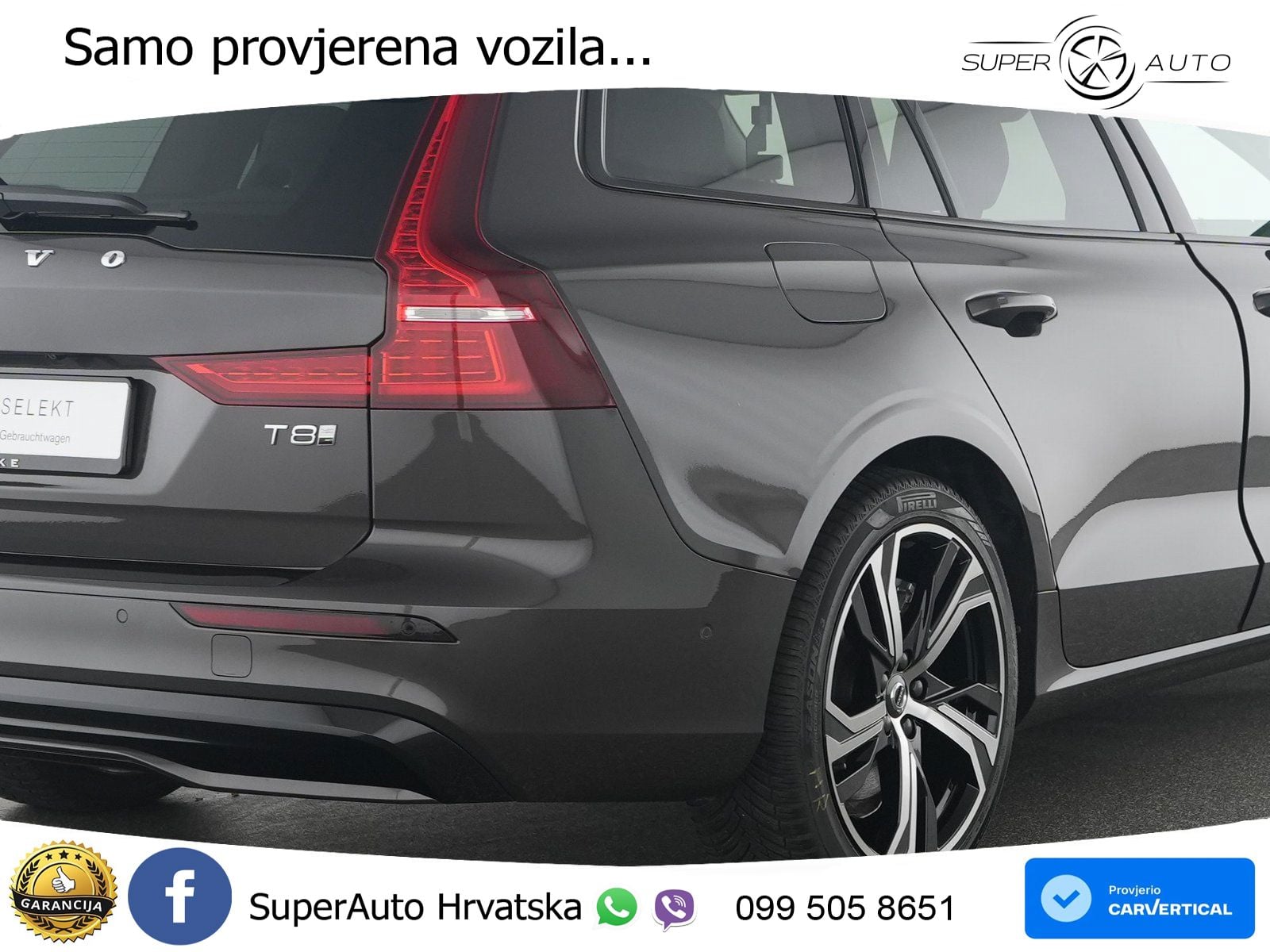 Volvo V60 2.0 T8 AWD Geartronic ACC+GR SJED+360+PANO