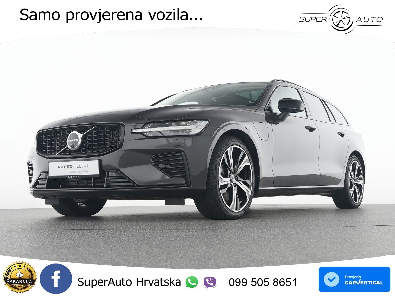 Volvo V60 2.0 T8 AWD Geartronic ACC+GR SJED+360+PANO