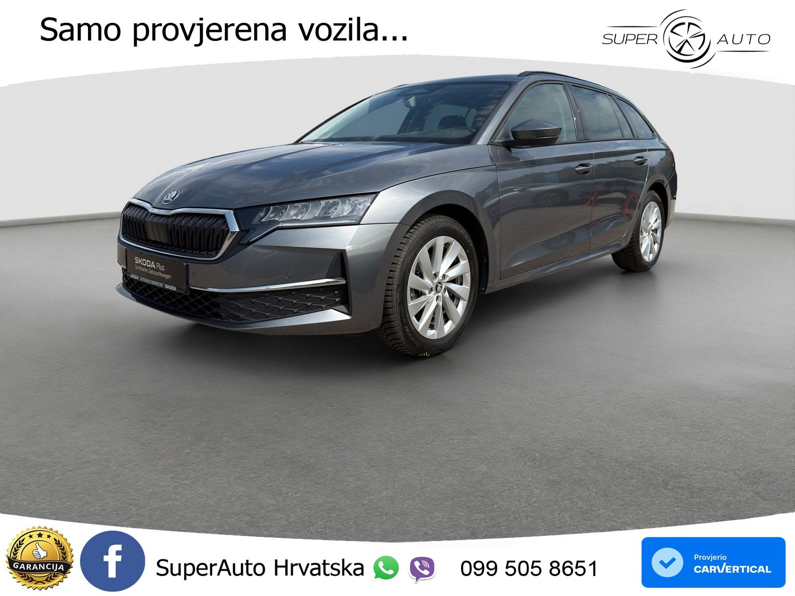 Škoda Octavia Combi 2.0 TDI (150 KS) DSG LED+GR SJED+ACC