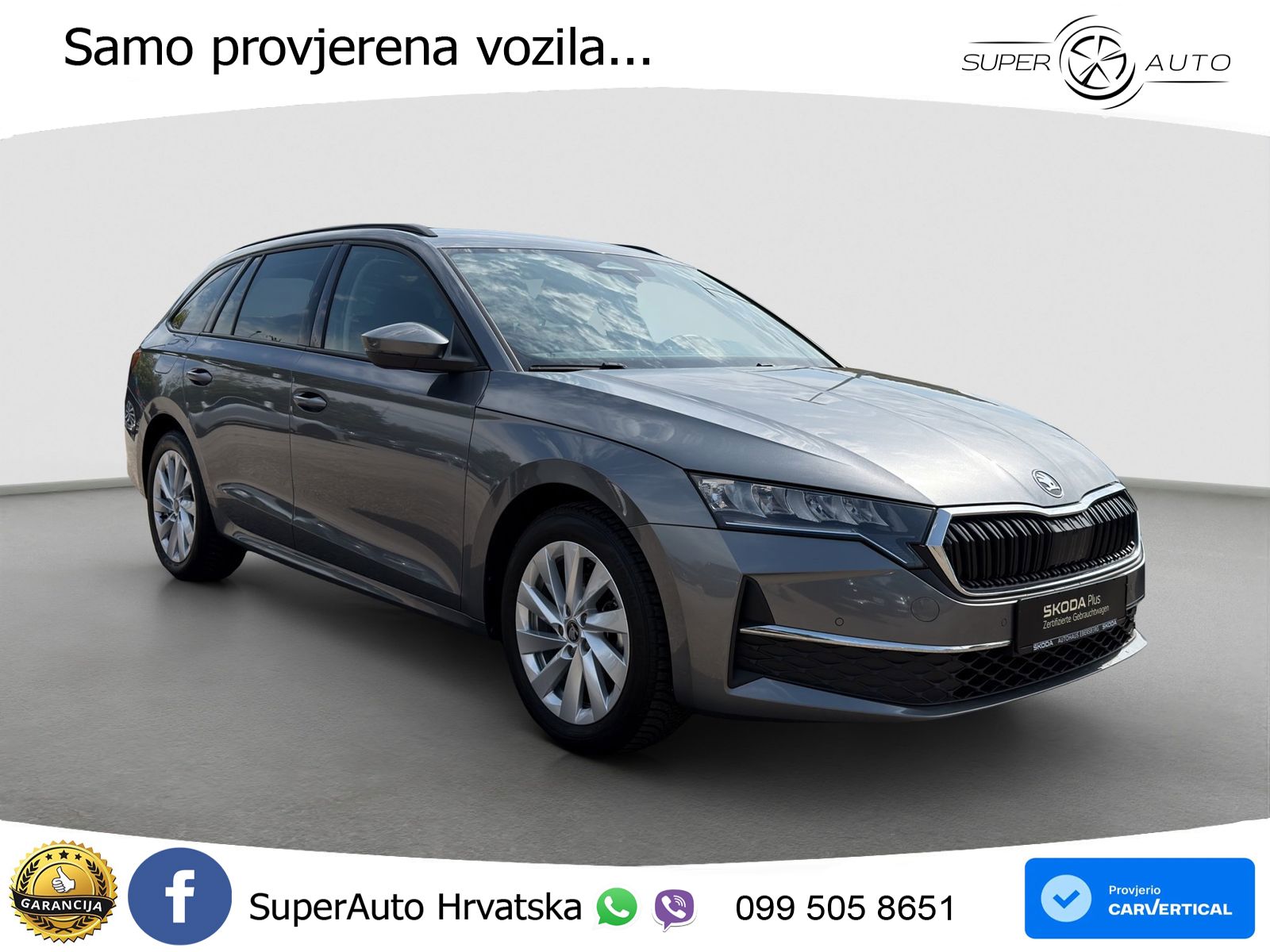 Škoda Octavia Combi 2.0 TDI (150 KS) DSG LED+GR SJED+ACC
