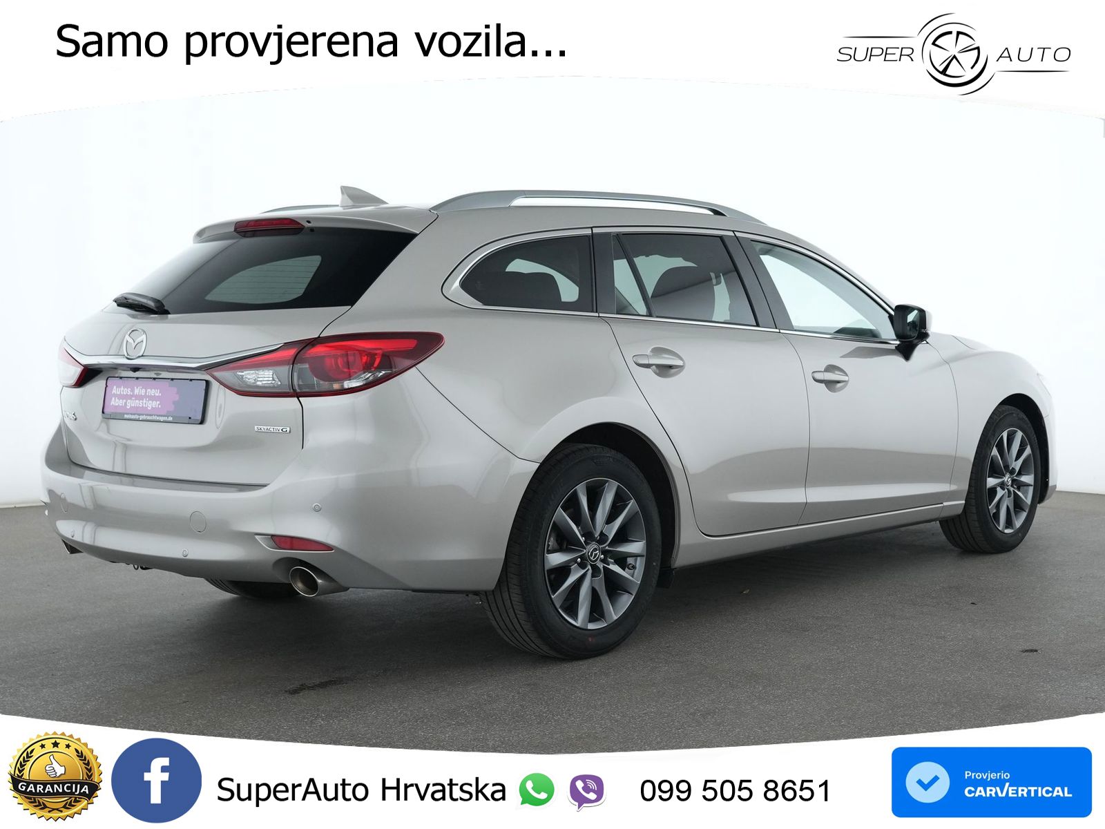 Mazda 6 Sport Combi 2.0 SKYACTIV-G (165 KS)