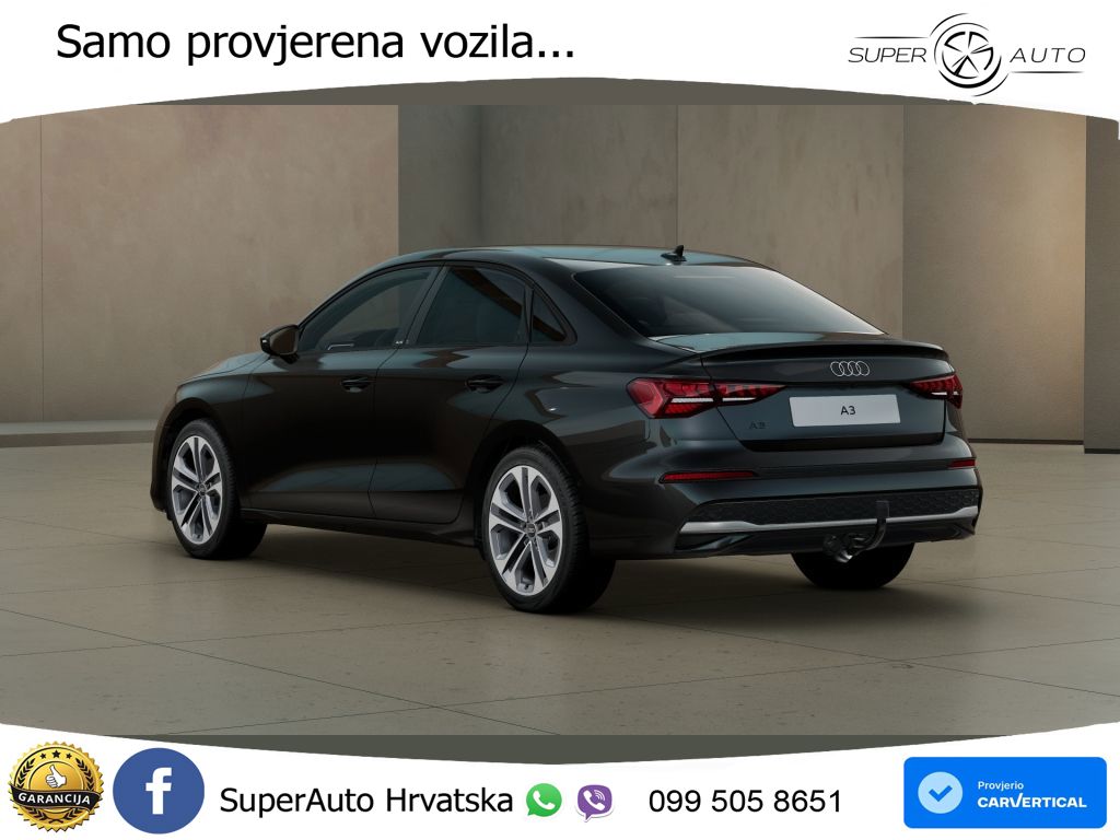 Audi A3 Limuzina 35 TFSI (150 KS) S tronic advanced LED+GR SJED+ACC