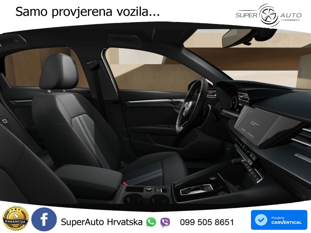 Audi A3 Limuzina 35 TFSI (150 KS) S tronic advanced LED+GR SJED+ACC
