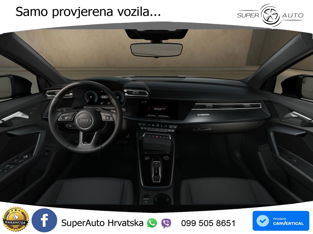 Audi A3 Limuzina 35 TFSI (150 KS) S tronic advanced LED+GR SJED+ACC