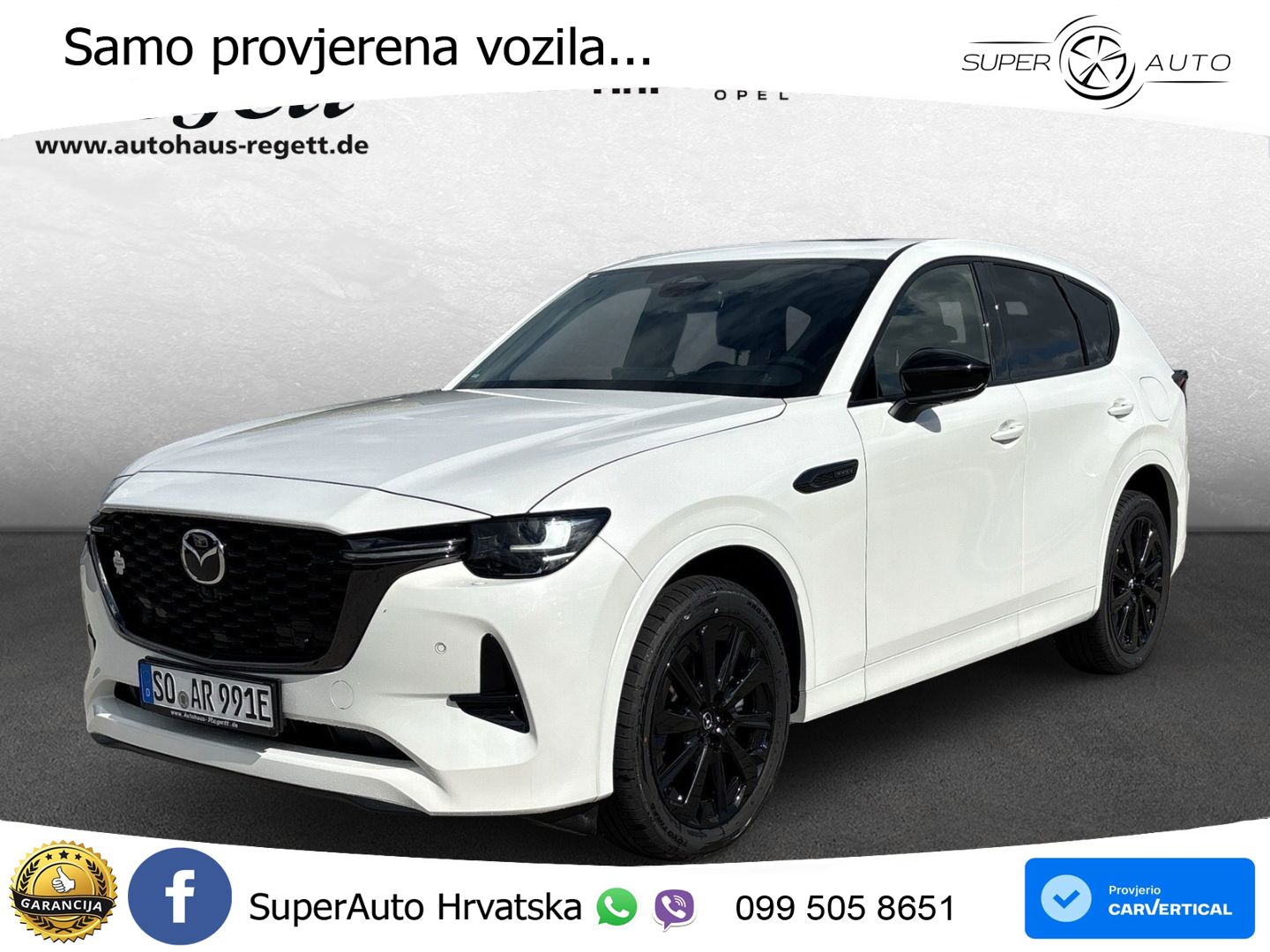 Mazda CX-60 2.5 e-Skyactiv (328 KS) AWD Automatic LED+GR SJED+ACC