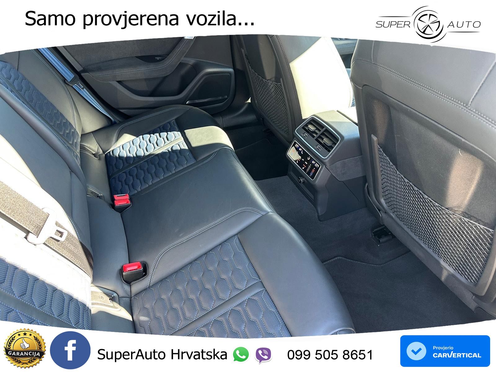 Audi RS6 Avant 4.0 TFSI V8 performance (630 KS)  quattro tiptronic ZRAČNI+ACC+4xGR SJED+KAM