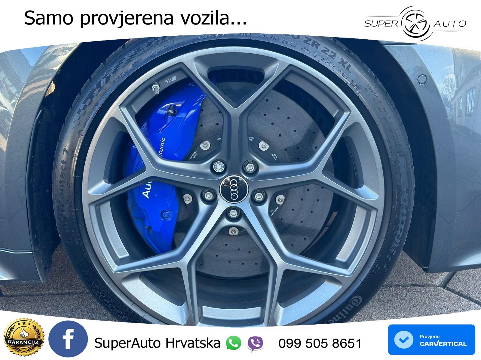 Audi RS6 Avant 4.0 TFSI V8 performance (630 KS)  quattro tiptronic ZRAČNI+ACC+4xGR SJED+KAM