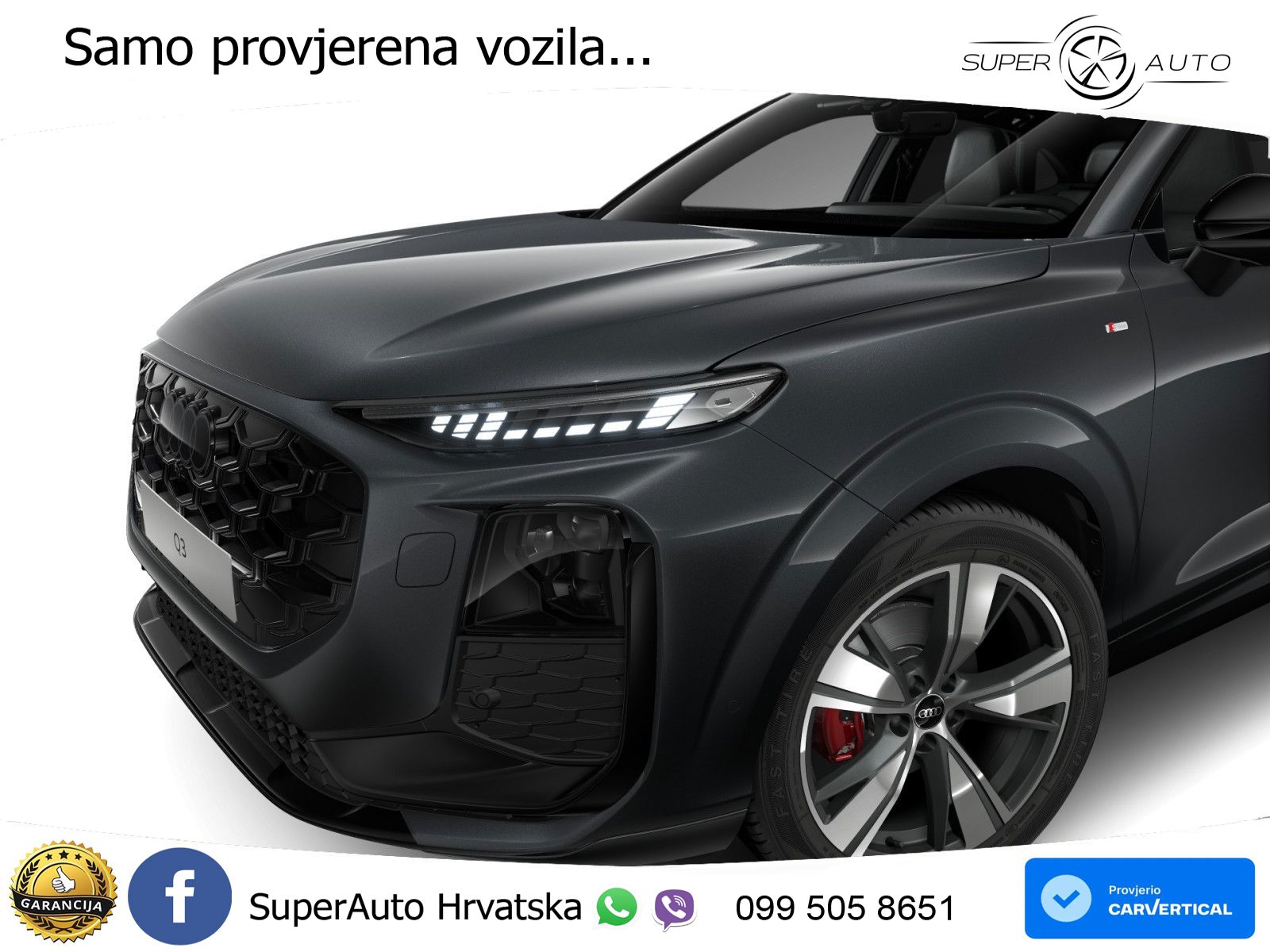 Audi Q3 Sportback 1.5 TFSI (150 KS) S tronic LED+GR SJED+ACC