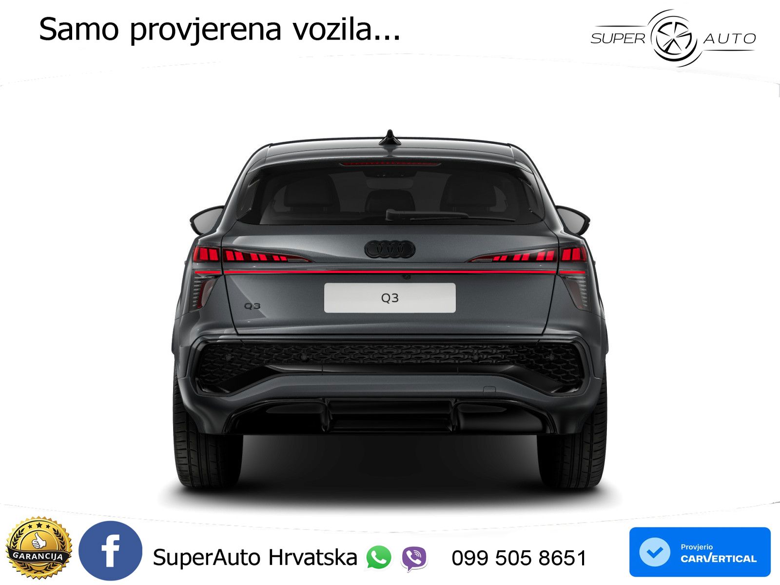 Audi Q3 Sportback 1.5 TFSI (150 KS) S tronic LED+GR SJED+ACC