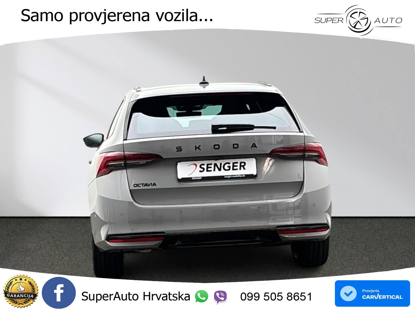 Škoda Octavia Combi 2.0 TDI (150 KS) DSG SportLine ACC+HEAD+GR SJED+360+PANO