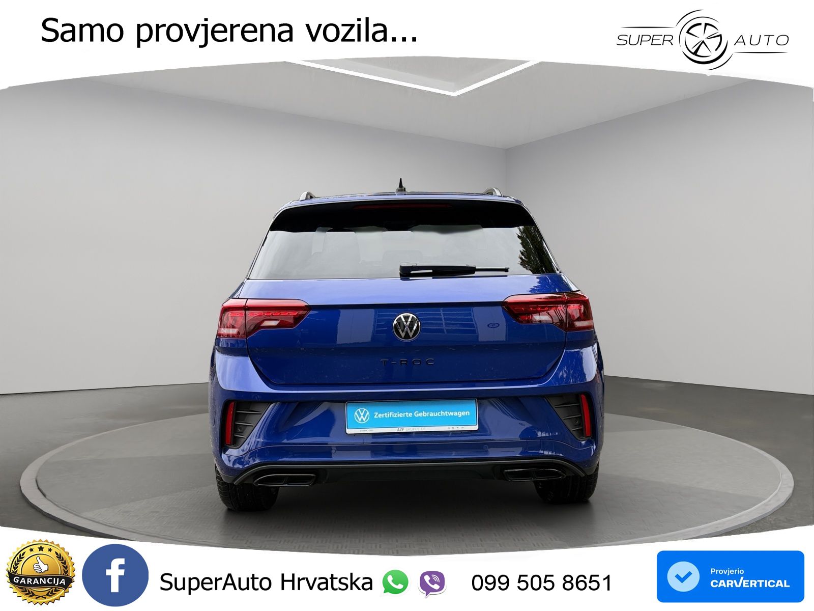 Volkswagen T-Roc 1.5 TSI (150 KS) DSG R-Line LED+GR SJED+ACC