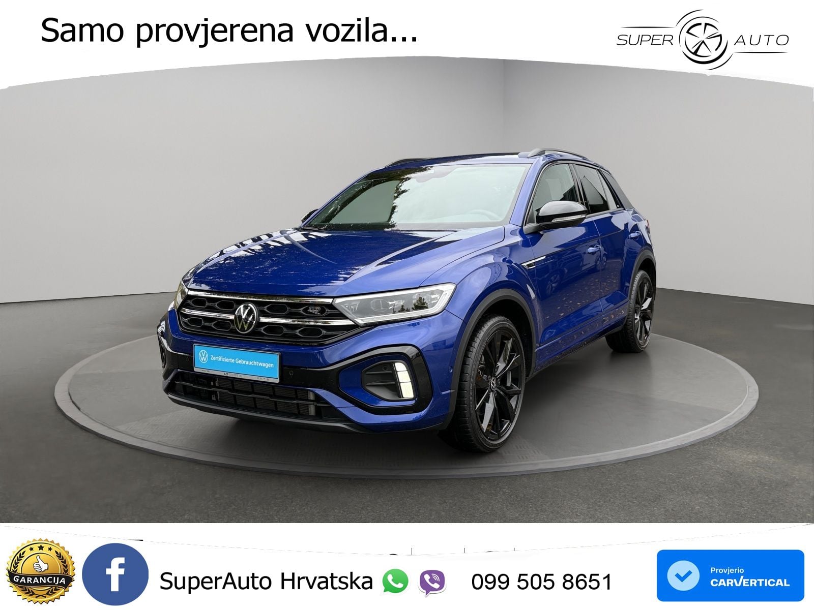 Volkswagen T-Roc 1.5 TSI (150 KS) DSG R-Line LED+GR SJED+ACC