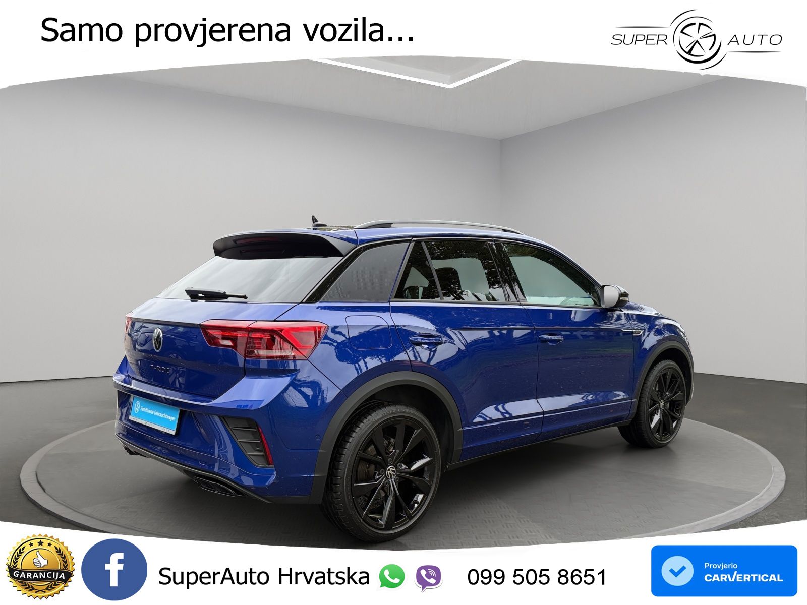 Volkswagen T-Roc 1.5 TSI (150 KS) DSG R-Line LED+GR SJED+ACC