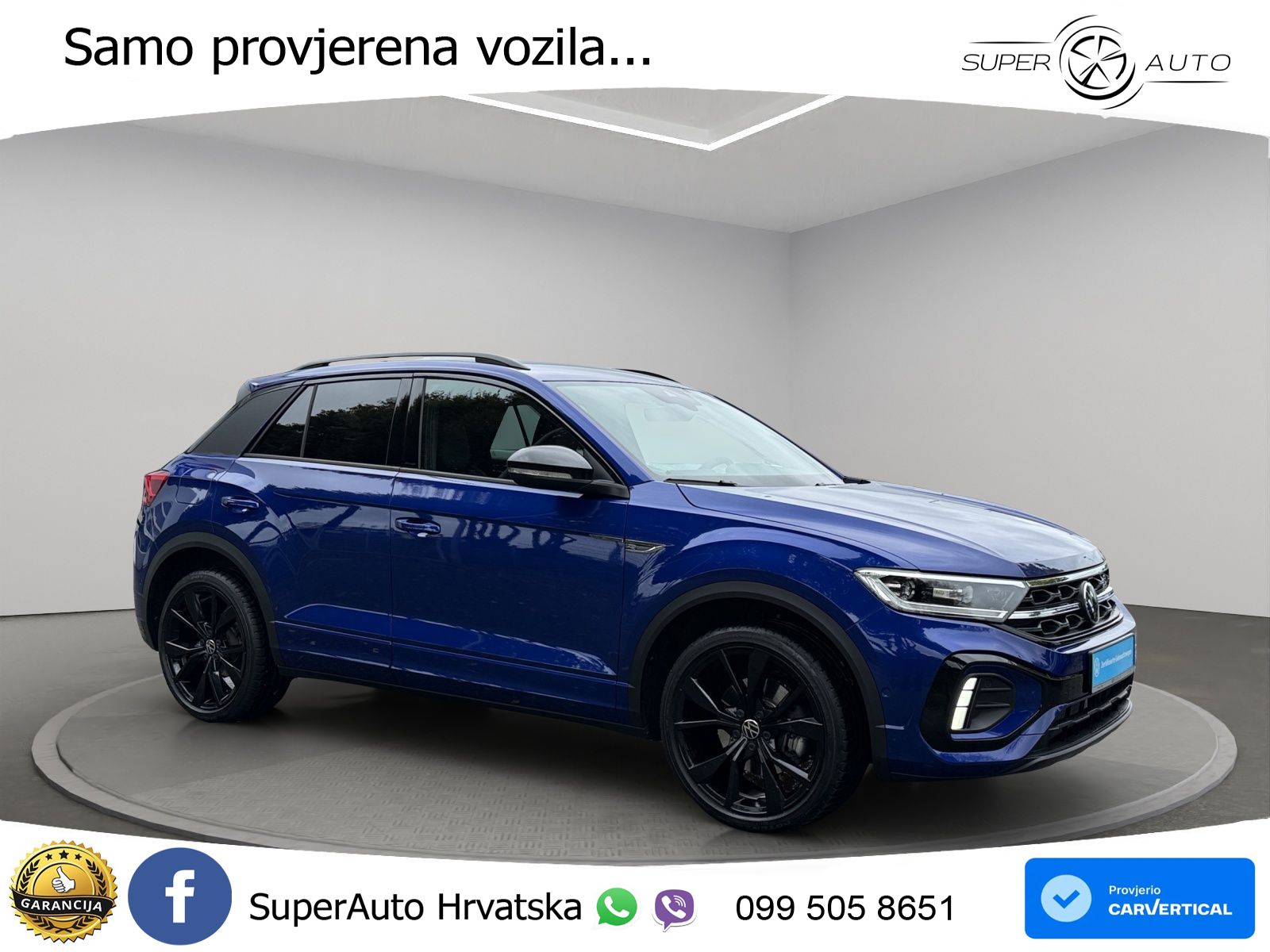 Volkswagen T-Roc 1.5 TSI (150 KS) DSG R-Line LED+GR SJED+ACC
