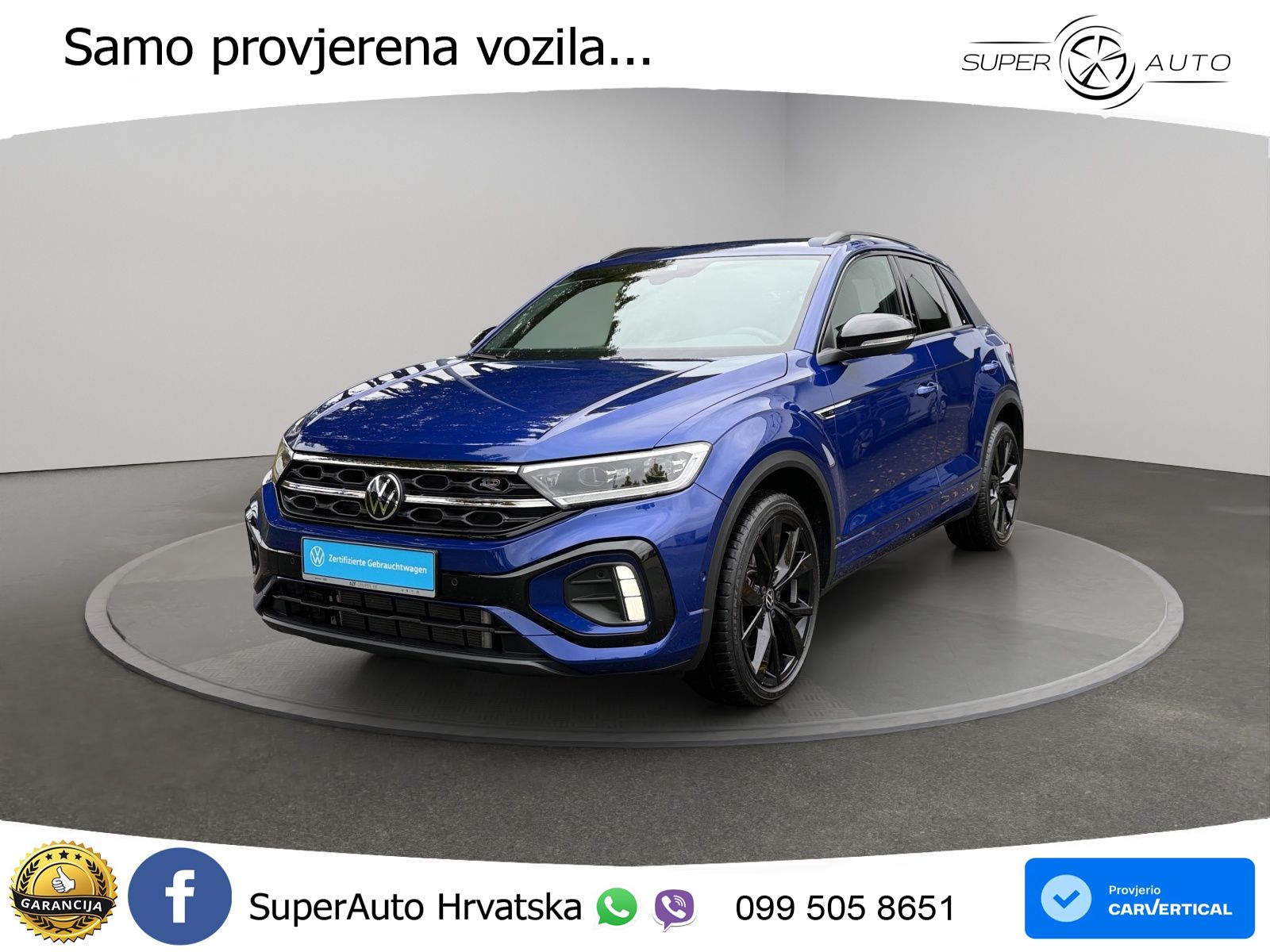 Volkswagen T-Roc 1.5 TSI (150 KS) DSG R-Line LED+GR SJED+ACC