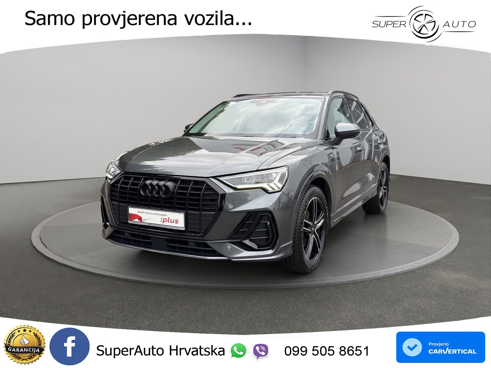 Audi Q3 35 TFSI (150 KS) S tronic S line LED+GR SJED+ACC