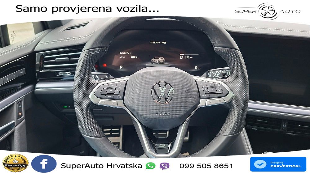 Volkswagen Touareg 3.0 V6 TDI (286 KS) 4MOTION Tiptronic ZRAČNI+ACC+GR SJED+KAM+PANO