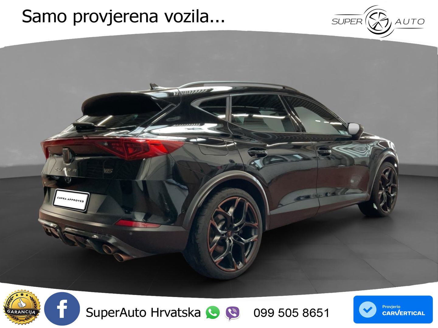 Cupra Formentor VZ5 2.5 TSI (390 KS) 4Drive DSG LED+GR SJED+ACC