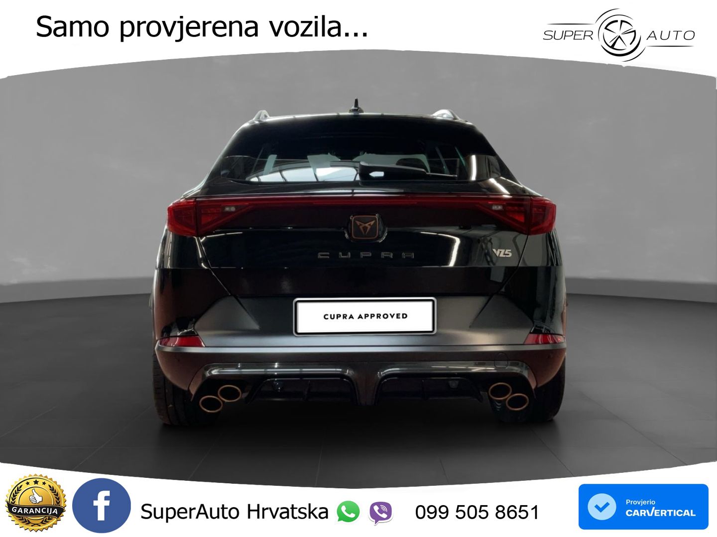 Cupra Formentor VZ5 2.5 TSI (390 KS) 4Drive DSG LED+GR SJED+ACC
