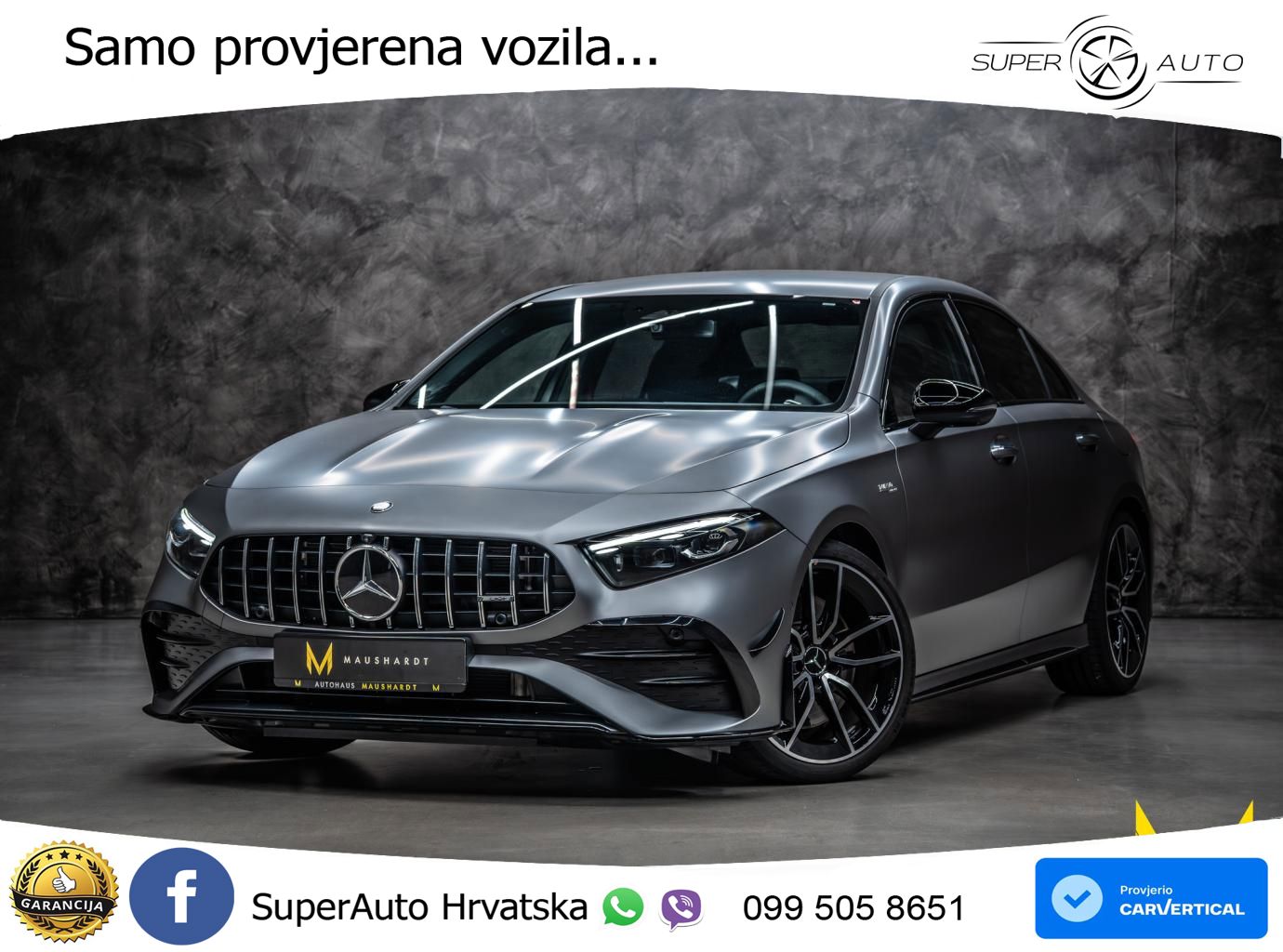 Mercedes-Benz AMG A 35 4MATIC AMG SPEEDSHIFT DCT LED+GR SJED+ACC