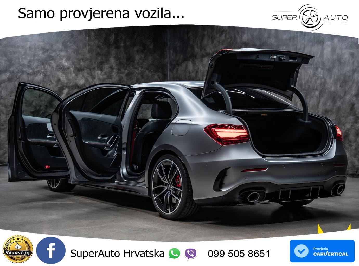 Mercedes-Benz AMG A 35 4MATIC AMG SPEEDSHIFT DCT LED+GR SJED+ACC