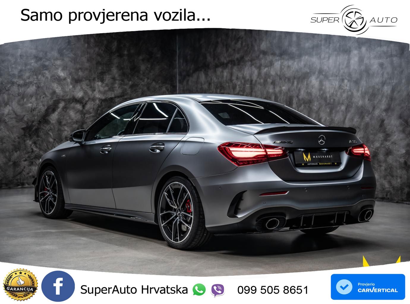 Mercedes-Benz AMG A 35 4MATIC AMG SPEEDSHIFT DCT LED+GR SJED+ACC