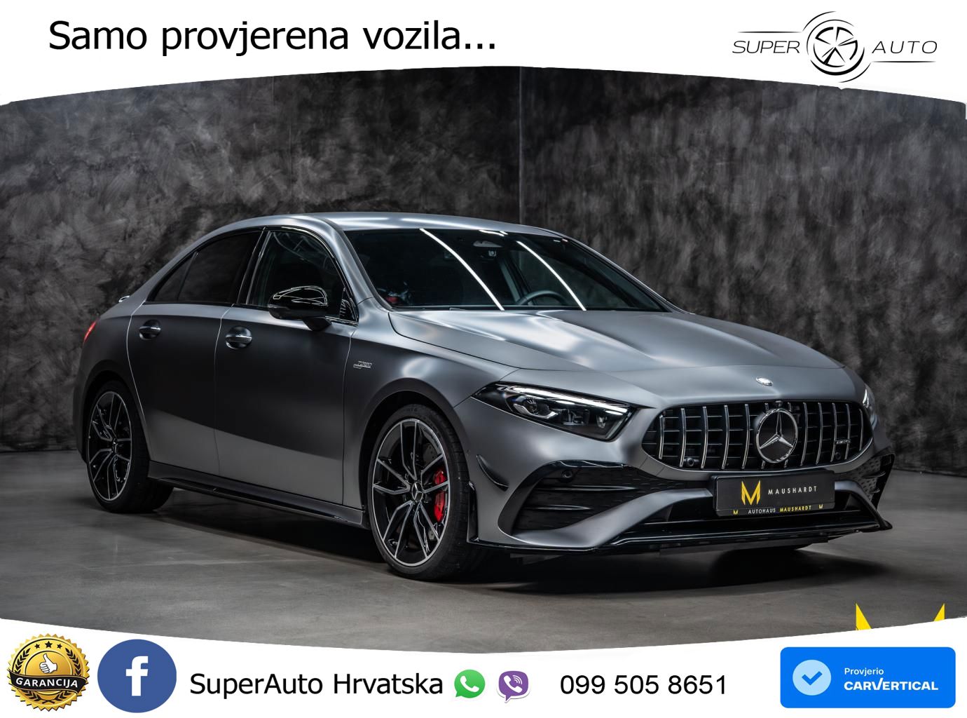 Mercedes-Benz AMG A 35 4MATIC AMG SPEEDSHIFT DCT LED+GR SJED+ACC