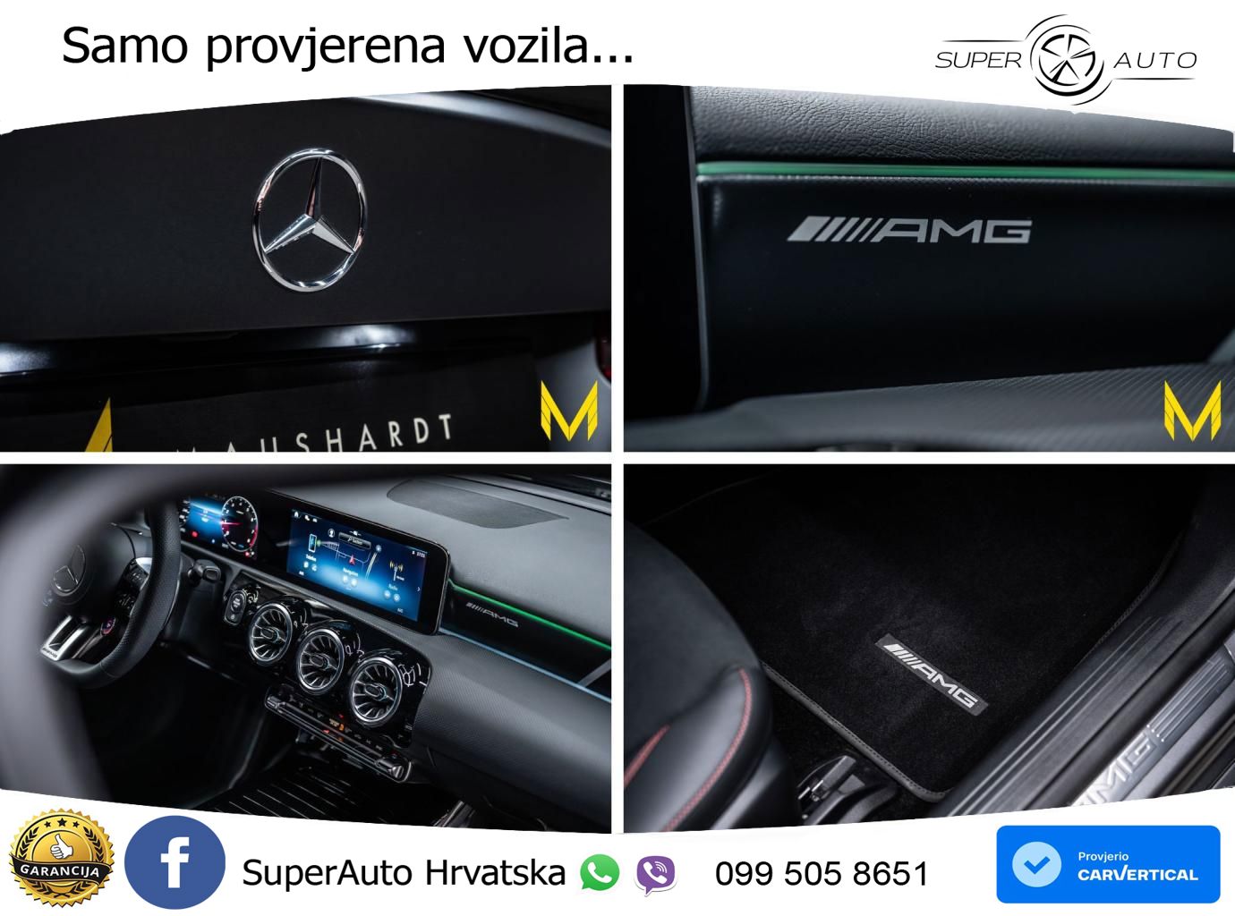 Mercedes-Benz AMG A 35 4MATIC AMG SPEEDSHIFT DCT LED+GR SJED+ACC