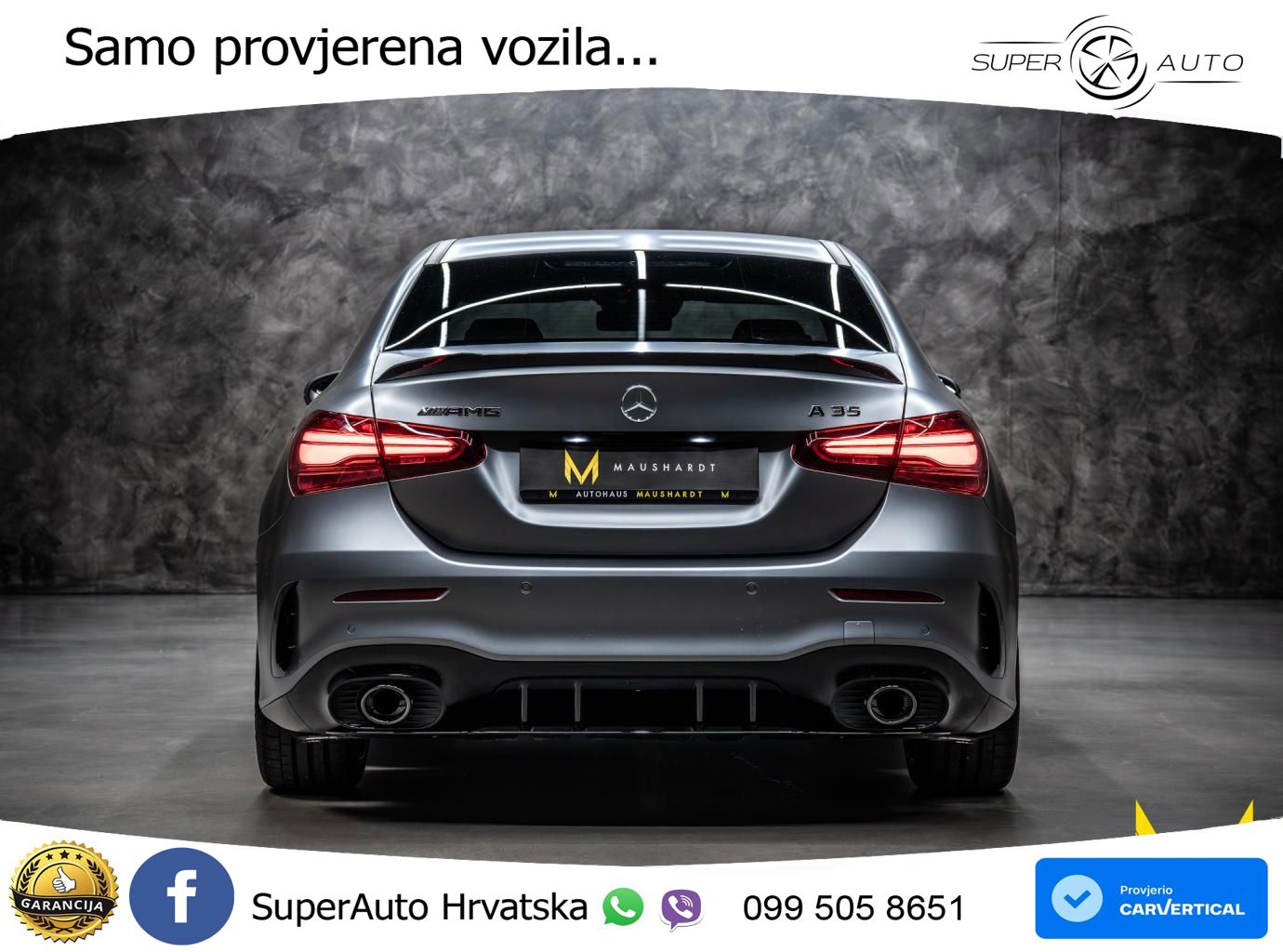Mercedes-Benz AMG A 35 4MATIC AMG SPEEDSHIFT DCT LED+GR SJED+ACC
