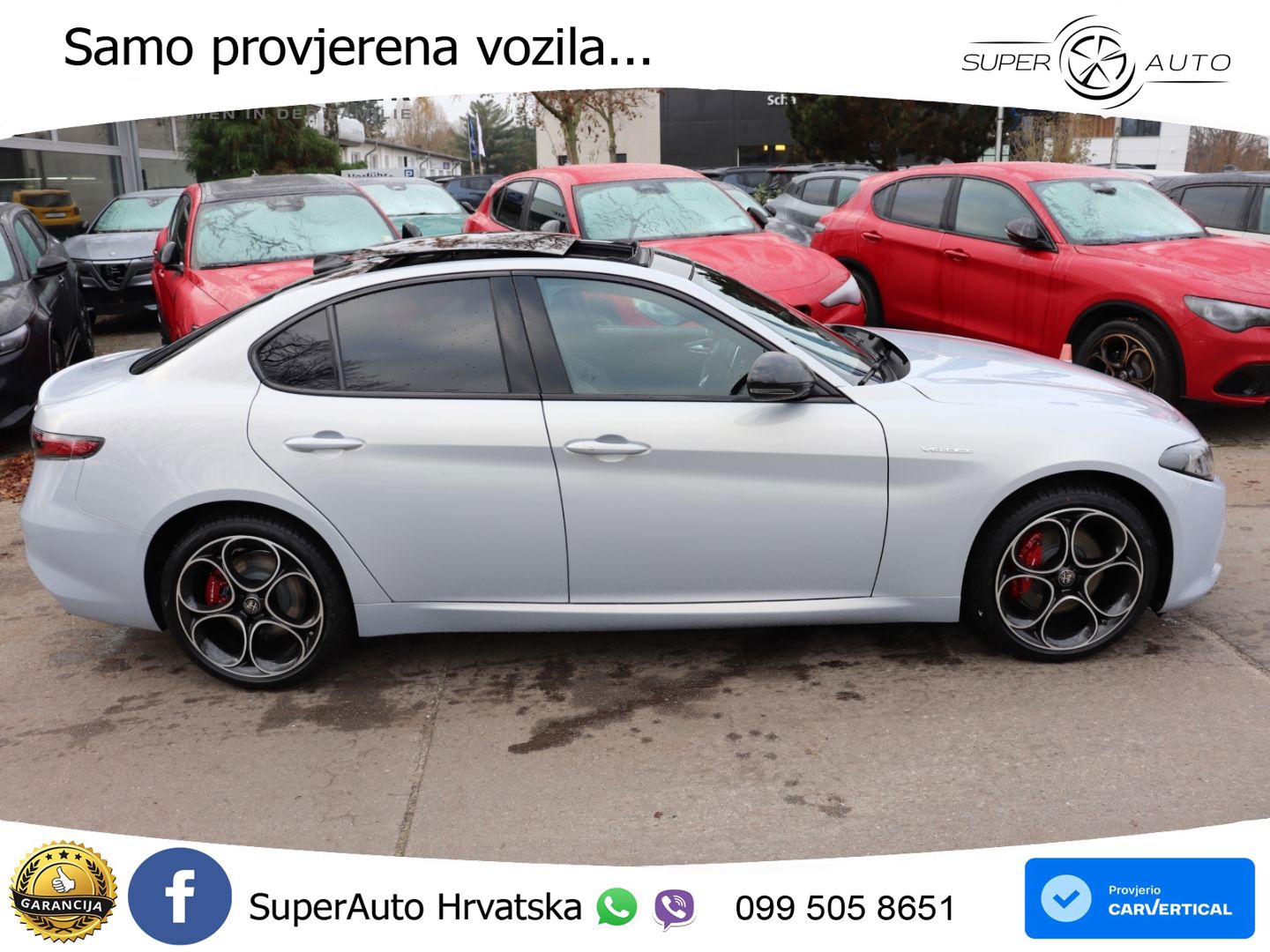 Alfa Romeo Giulia 2.0 Turbo (280 KS) Q4 Automatic LED+GR SJED+ACC
