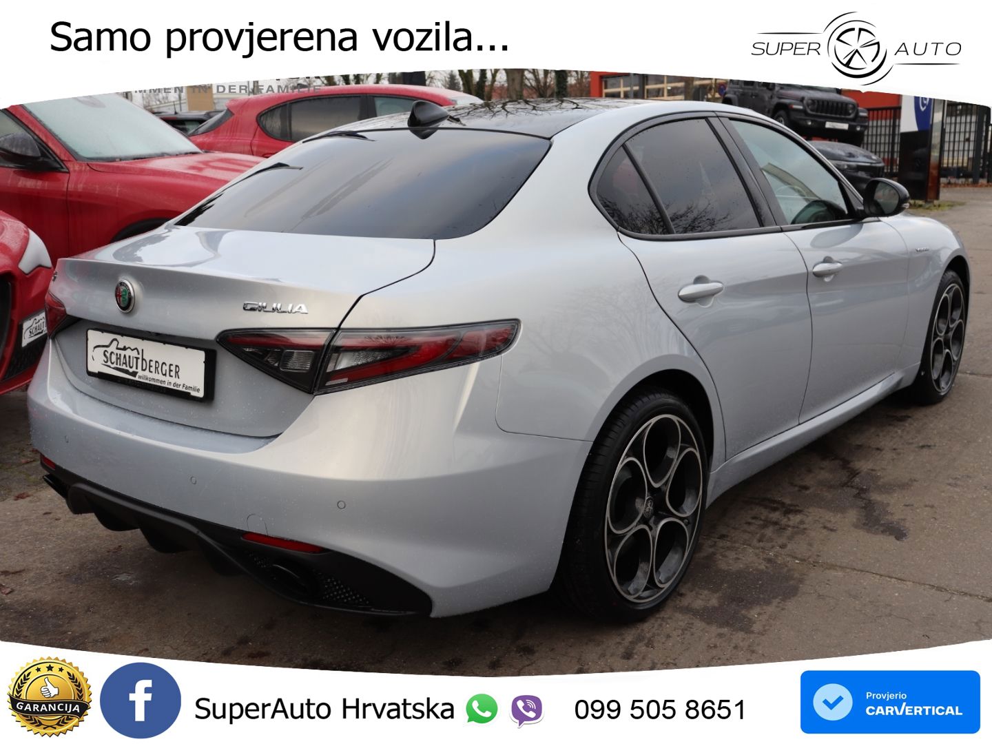Alfa Romeo Giulia 2.0 Turbo (280 KS) Q4 Automatic LED+GR SJED+ACC