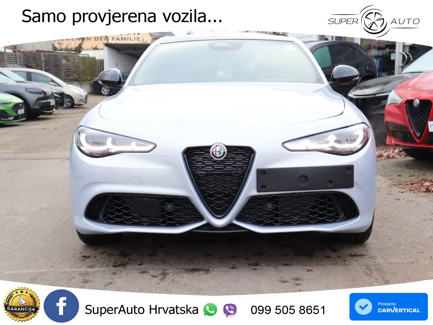 Alfa Romeo Giulia 2.0 Turbo (280 KS) Q4 Automatic LED+GR SJED+ACC