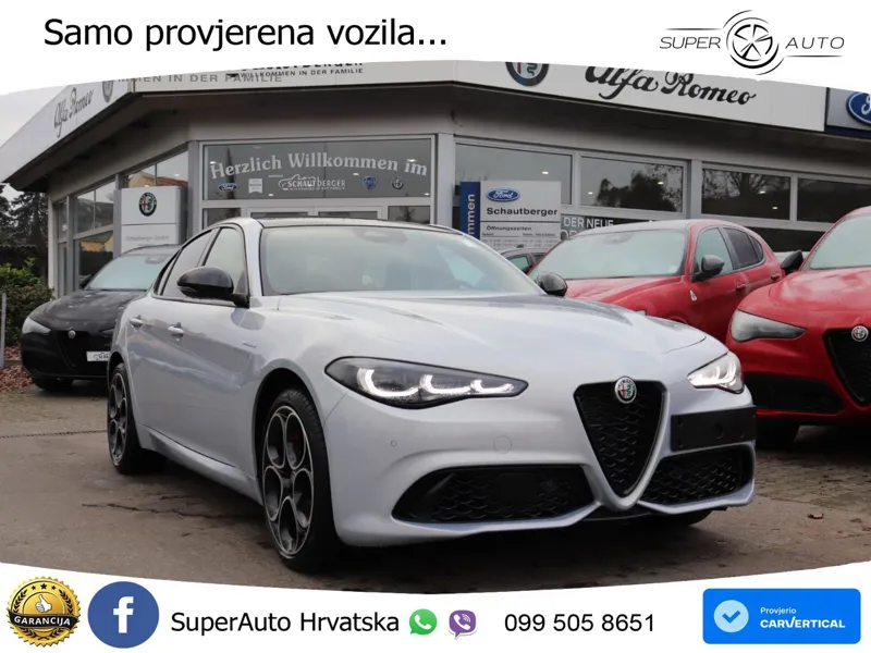 Alfa Romeo Giulia 2.0 Turbo (280 KS) Q4 Automatic LED+GR SJED+ACC