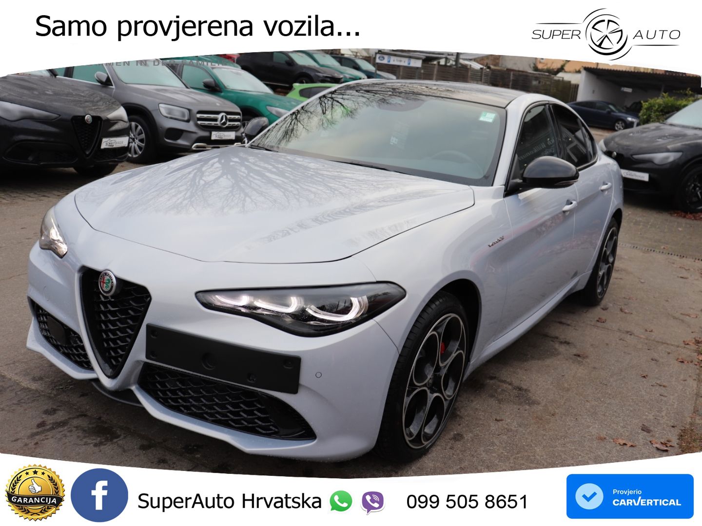 Alfa Romeo Giulia 2.0 Turbo (280 KS) Q4 Automatic LED+GR SJED+ACC
