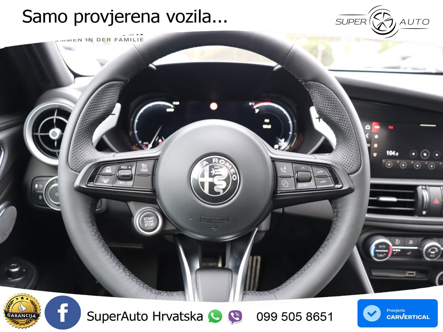 Alfa Romeo Giulia 2.0 Turbo (280 KS) Q4 Automatic LED+GR SJED+ACC