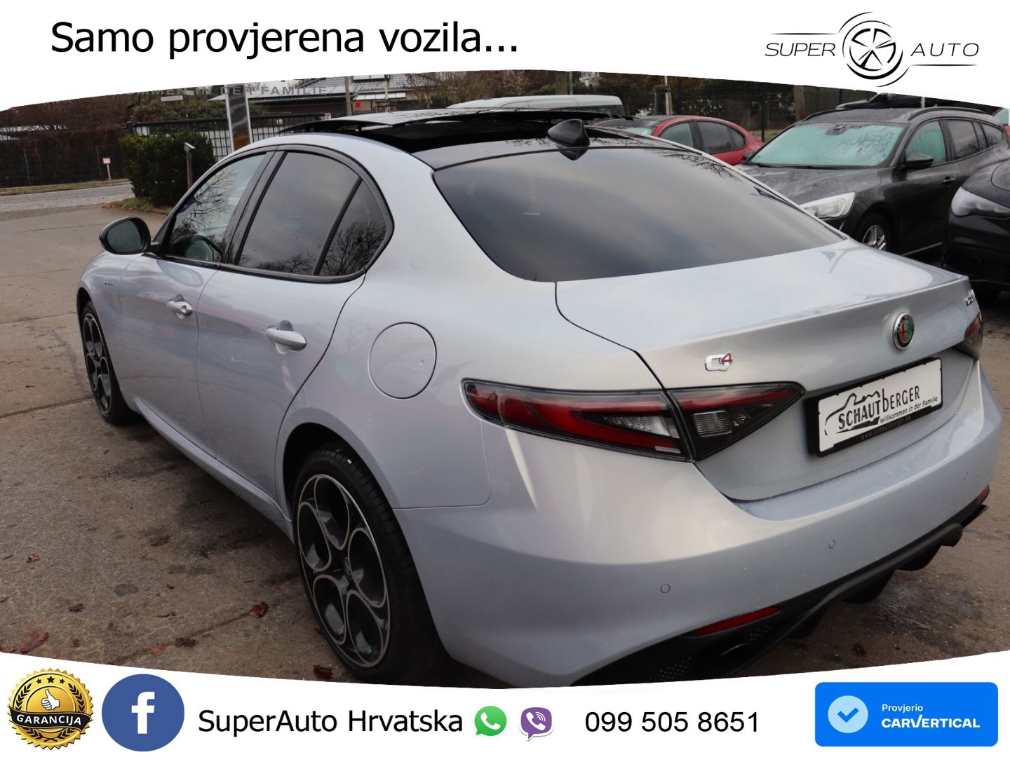 Alfa Romeo Giulia 2.0 Turbo (280 KS) Q4 Automatic LED+GR SJED+ACC