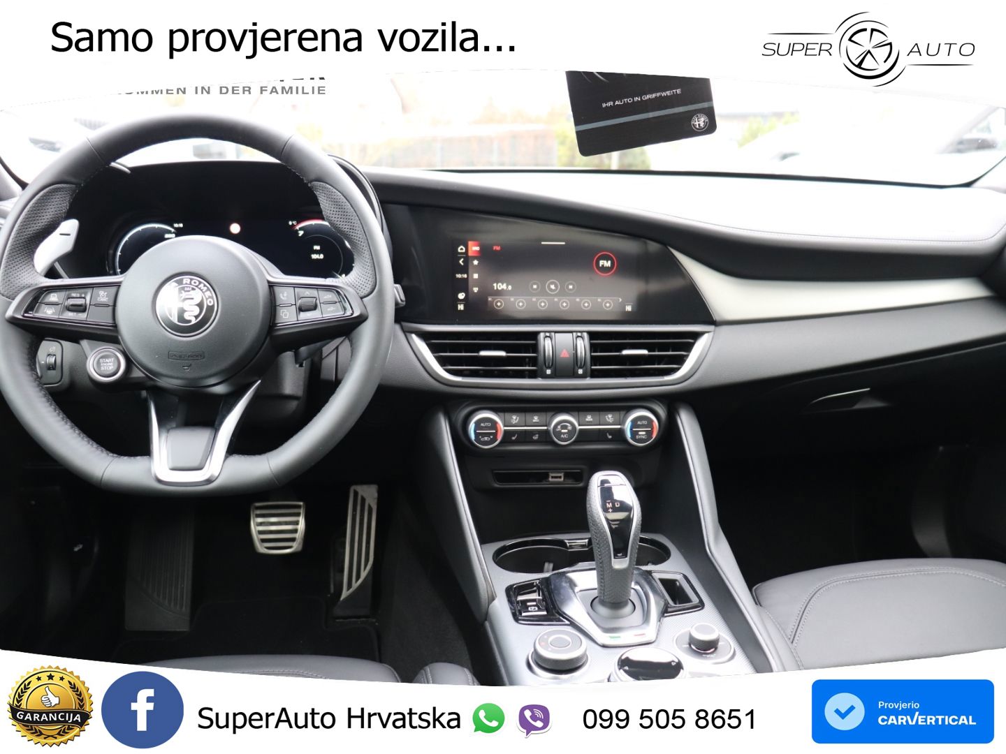 Alfa Romeo Giulia 2.0 Turbo (280 KS) Q4 Automatic LED+GR SJED+ACC