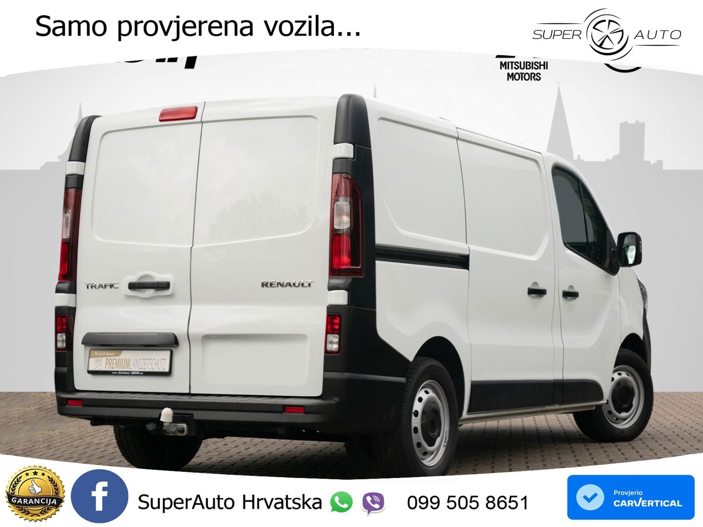 Renault Trafic Kasten L1H1 3,0t Klima Lichtsensor AHK 2, 131 KS