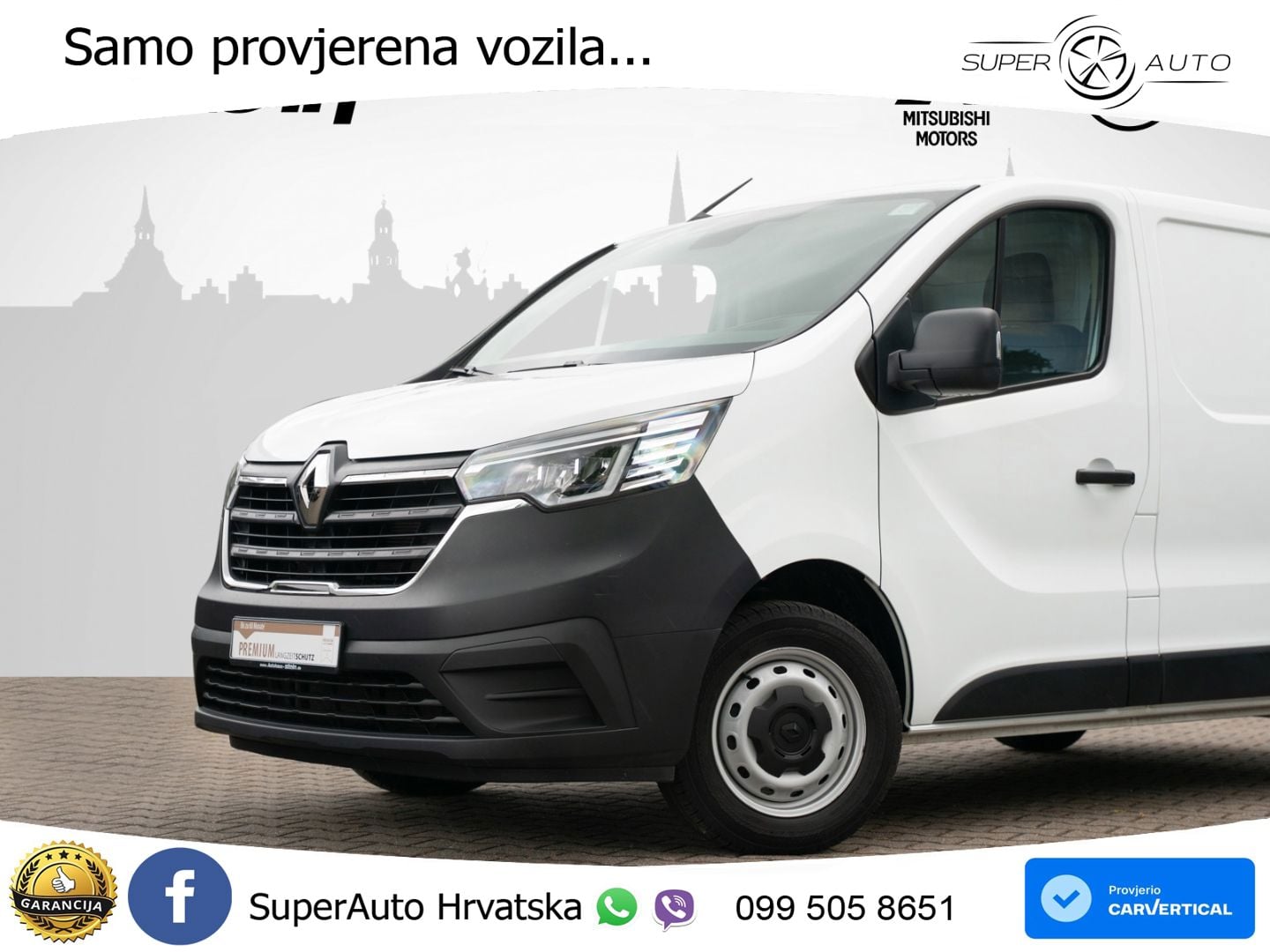 Renault Trafic Kasten L1H1 3,0t Klima Lichtsensor AHK 2, 131 KS